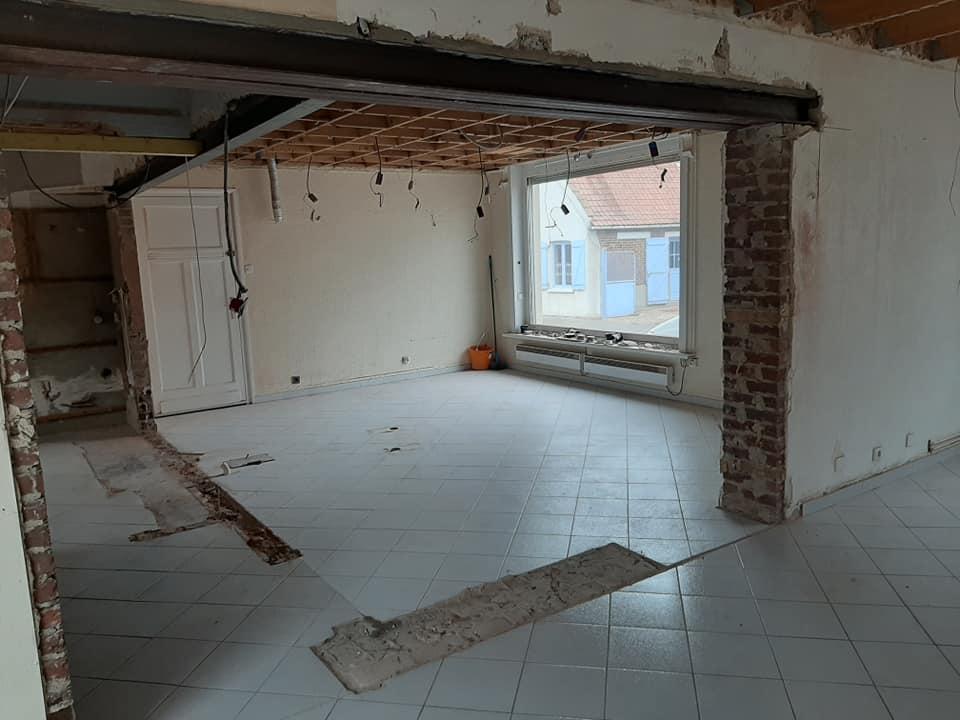 interieur maison travaux