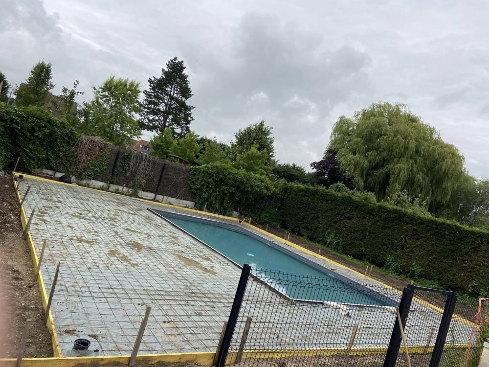 travaux piscine